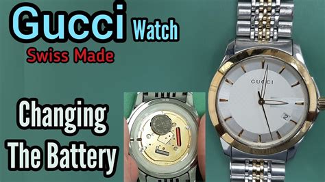 gucci watch battery size|battery replacement for gucci watch.